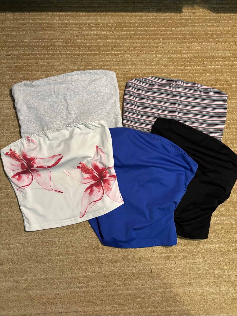 Strapless Bandeau Tops (set of 5)
